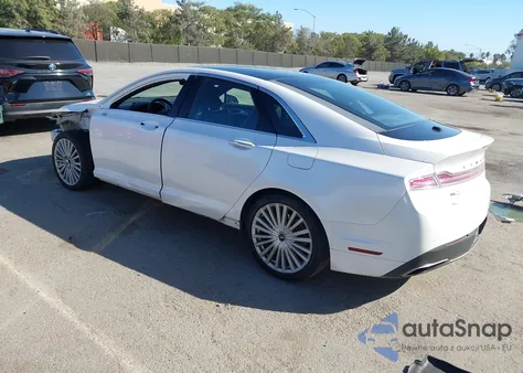 2017 Lincoln Mkz Hybrid Reserve z USA, uszkodzony, nr VIN 3LN6L5MU4HR611927